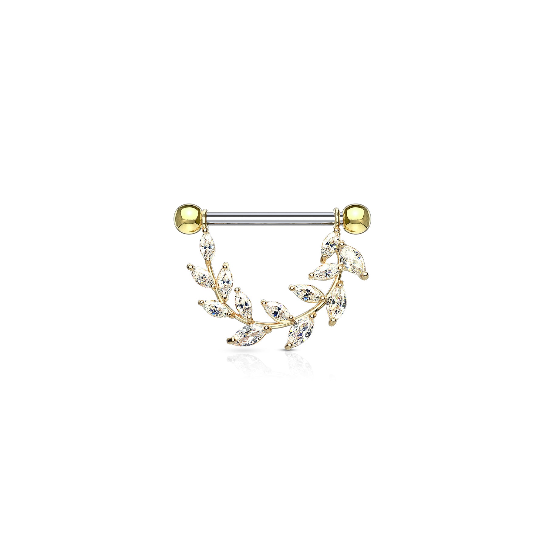 Piercing Téton SEANA en Acier et Zirconium