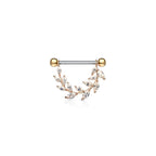 Piercing Téton SEANA en Acier et Zirconium
