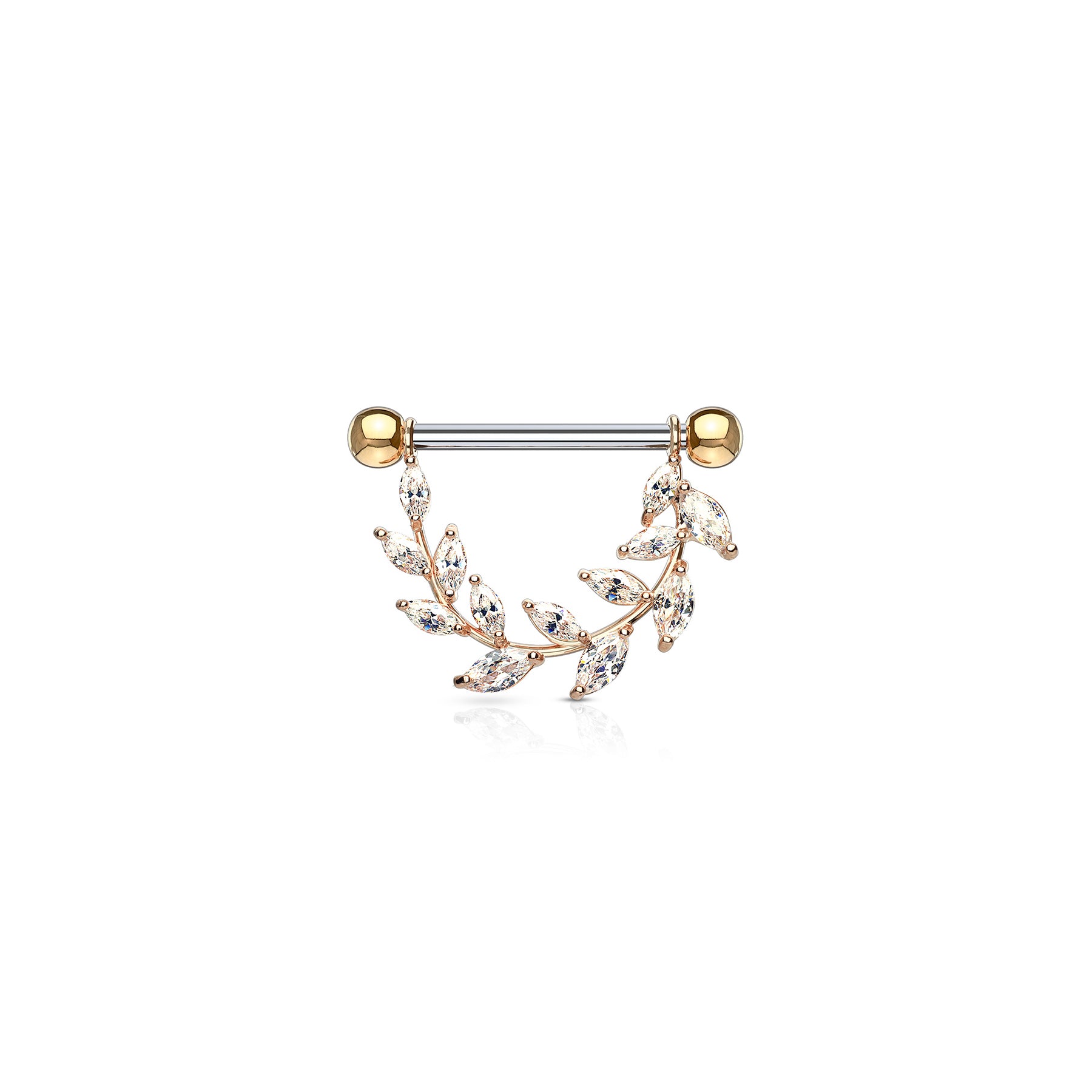 Piercing Téton SEANA en Acier et Zirconium