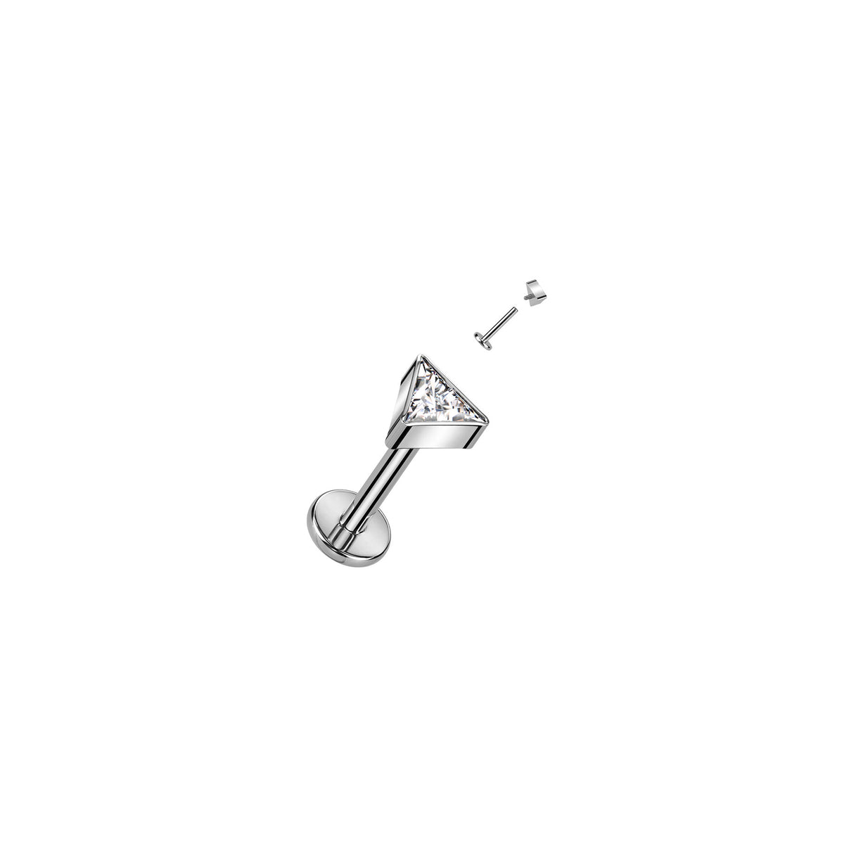Piercing Labret SEYA en Titane et Zirconium