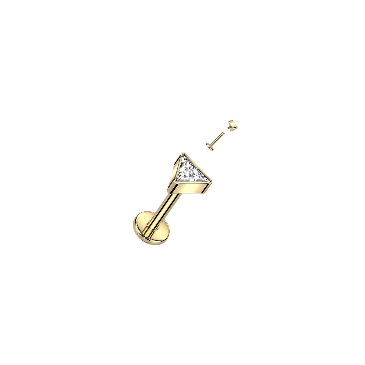 Piercing Labret SEYA en Titane et Zirconium
