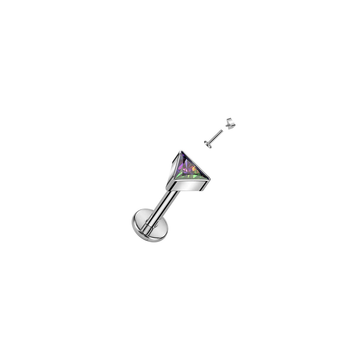 Piercing Labret SEYA en Titane et Zirconium