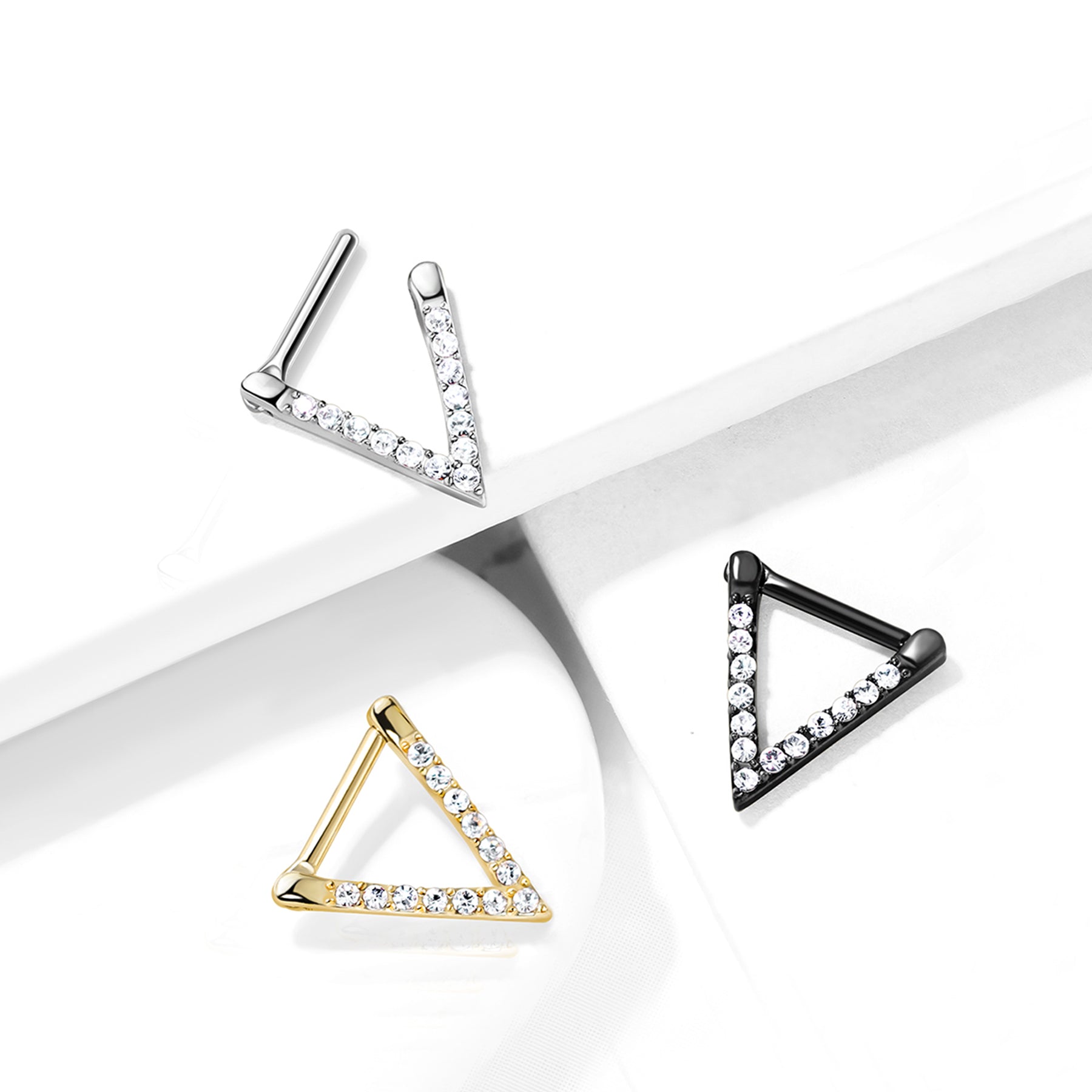 Piercing Nez / Oreille SHAIRA en Acier et Zirconium