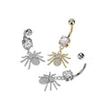Piercing Nombril SHIRA en Acier et Zirconium
