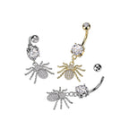 Piercing Nombril SHIRA en Acier et Zirconium