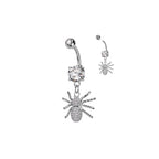 Piercing Nombril SHIRA en Acier et Zirconium