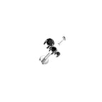 Piercing Labret SIENA en Titane et Zirconium