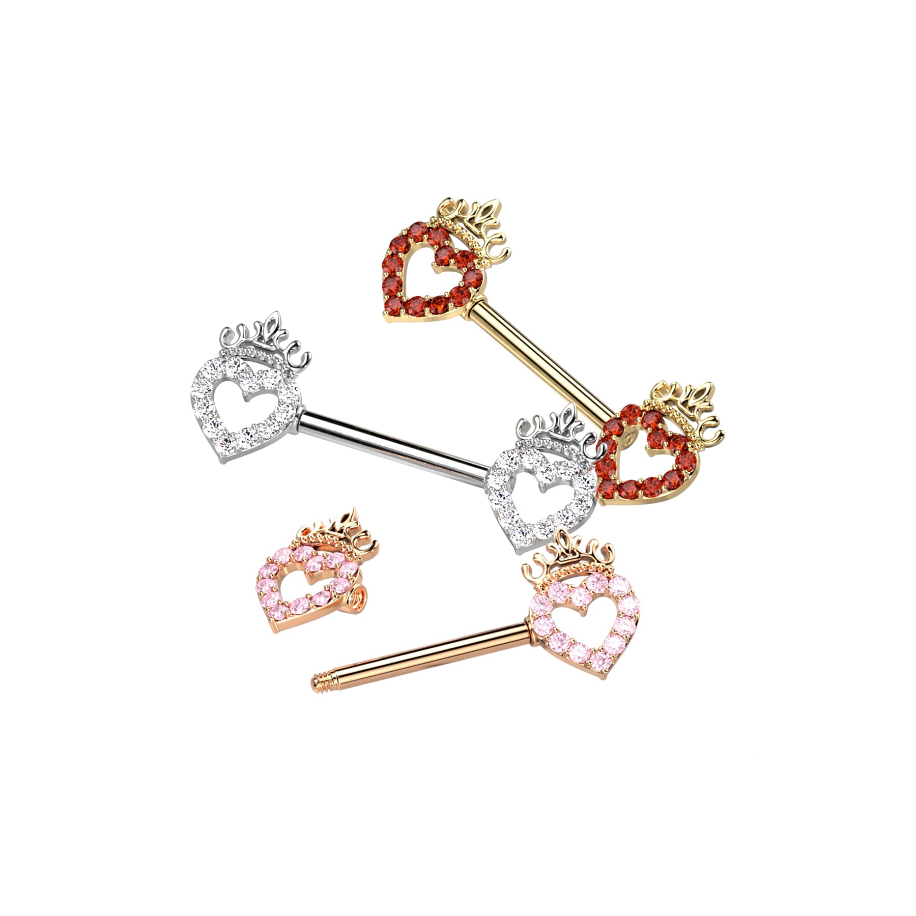 Piercing Teton SKYLA en Acier et Zirconium