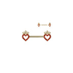Piercing Teton SKYLA en Acier et Zirconium