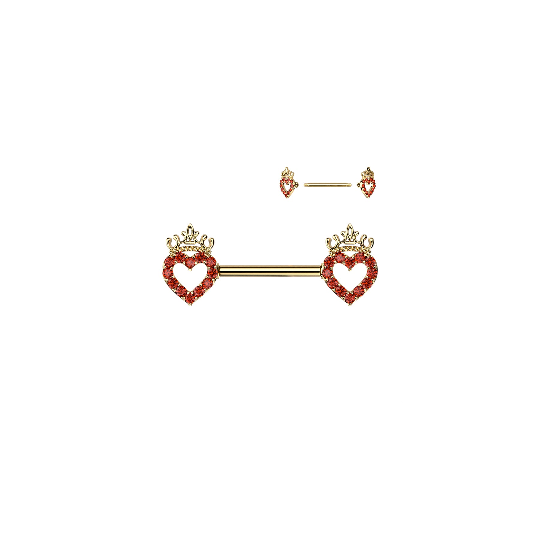 Piercing Teton SKYLA en Acier et Zirconium