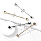 Piercing Oreille SORAYA en Titane et Oxydes de Zirconium