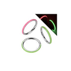 Piercing Anneau STELA Phosphorescent pour Oreille Nez