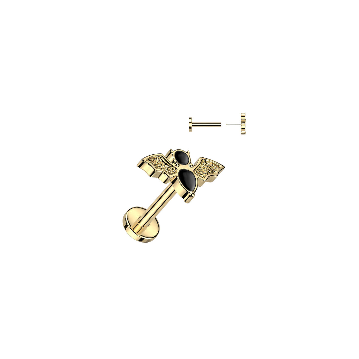 Piercing Labret SURIA pour Lèvre Inférieure en Titane
