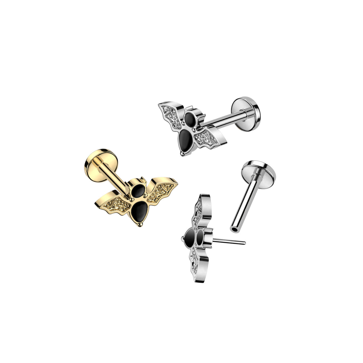 Piercing Labret SURIA pour Lèvre Inférieure en Titane