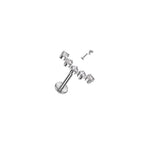 Piercing Labret SWETA en Titane et Zirconium