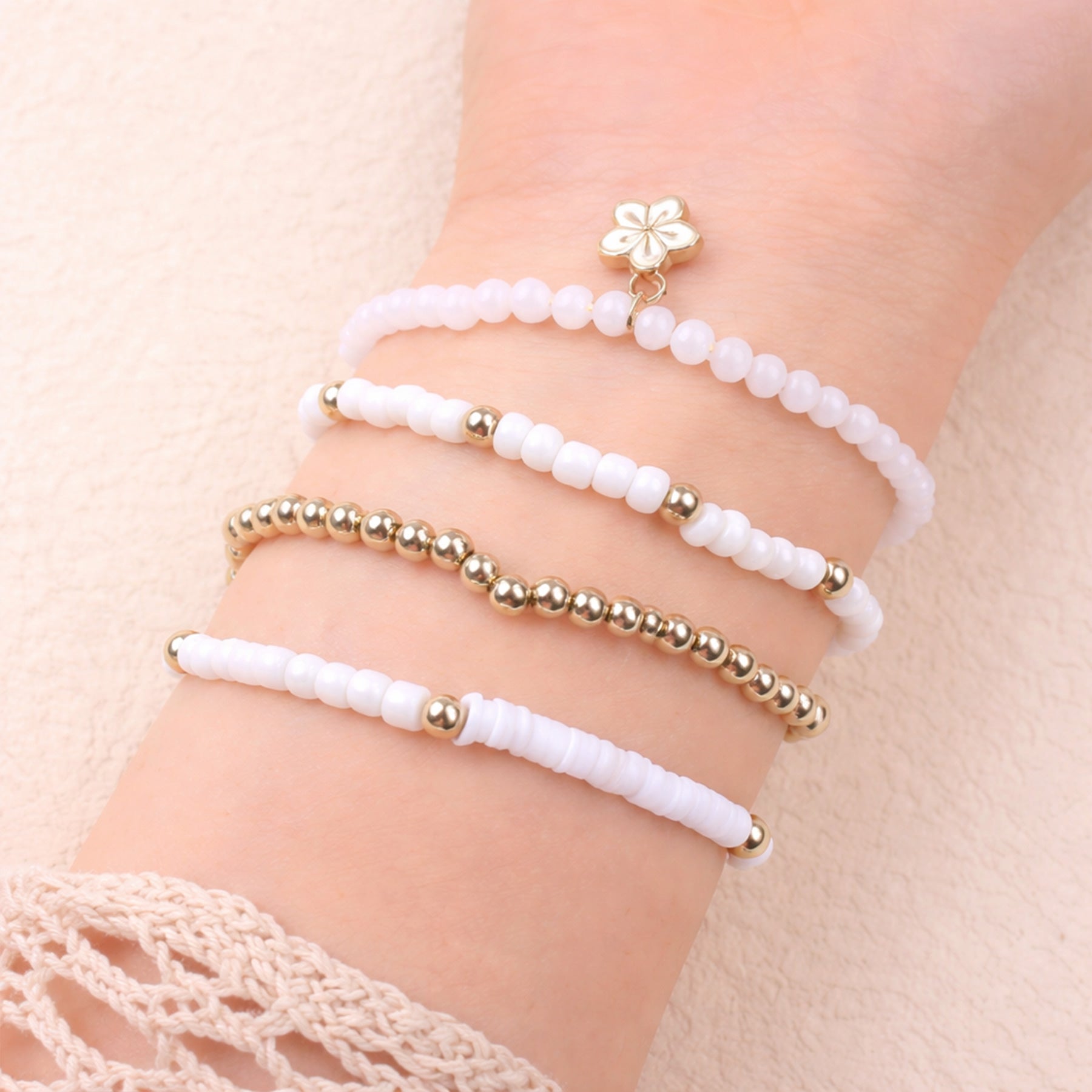 Set de 4 Bracelets SAKURA