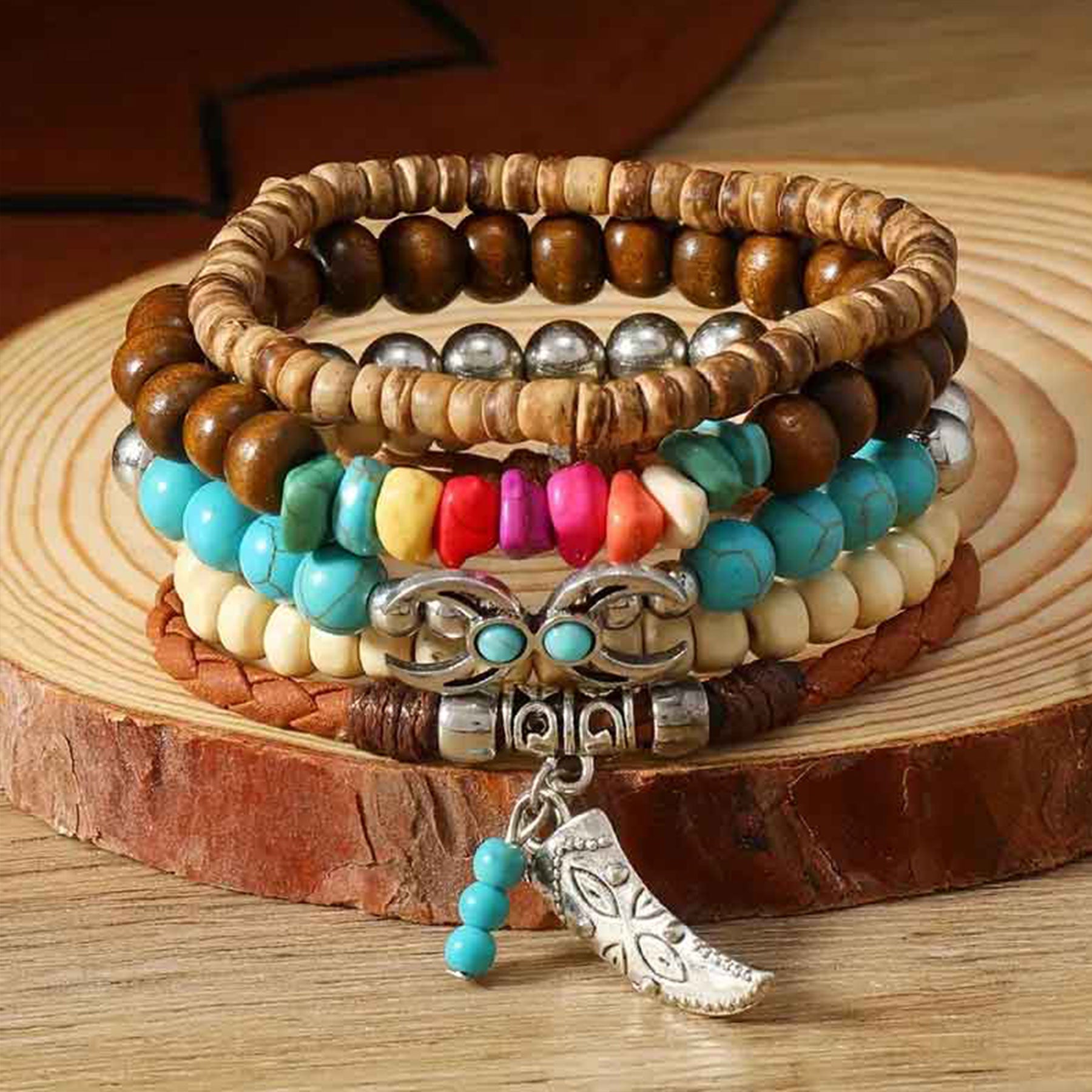 Set de 5 Bracelets SIERRA