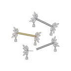 Piercing Téton SOFIA en Acier et Zirconium