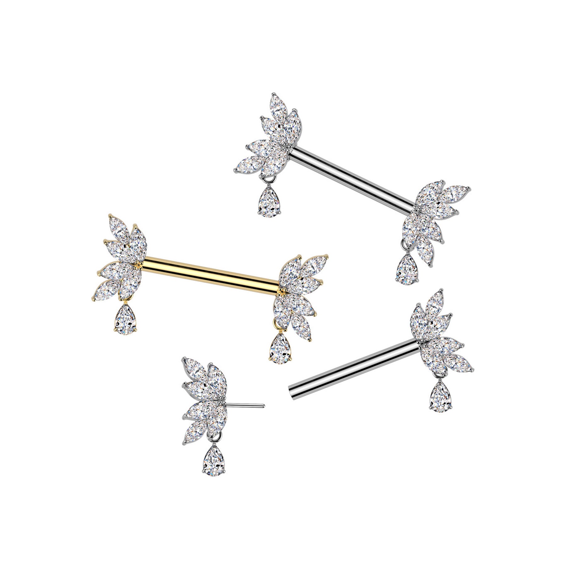 Piercing Téton SOFIA en Acier et Zirconium