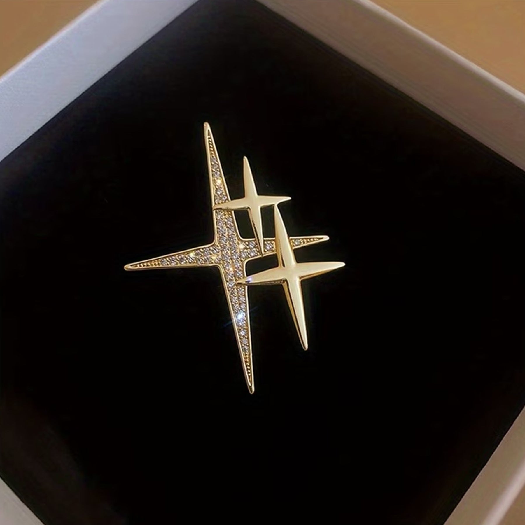 Broche STELLAR TRIO en Acier