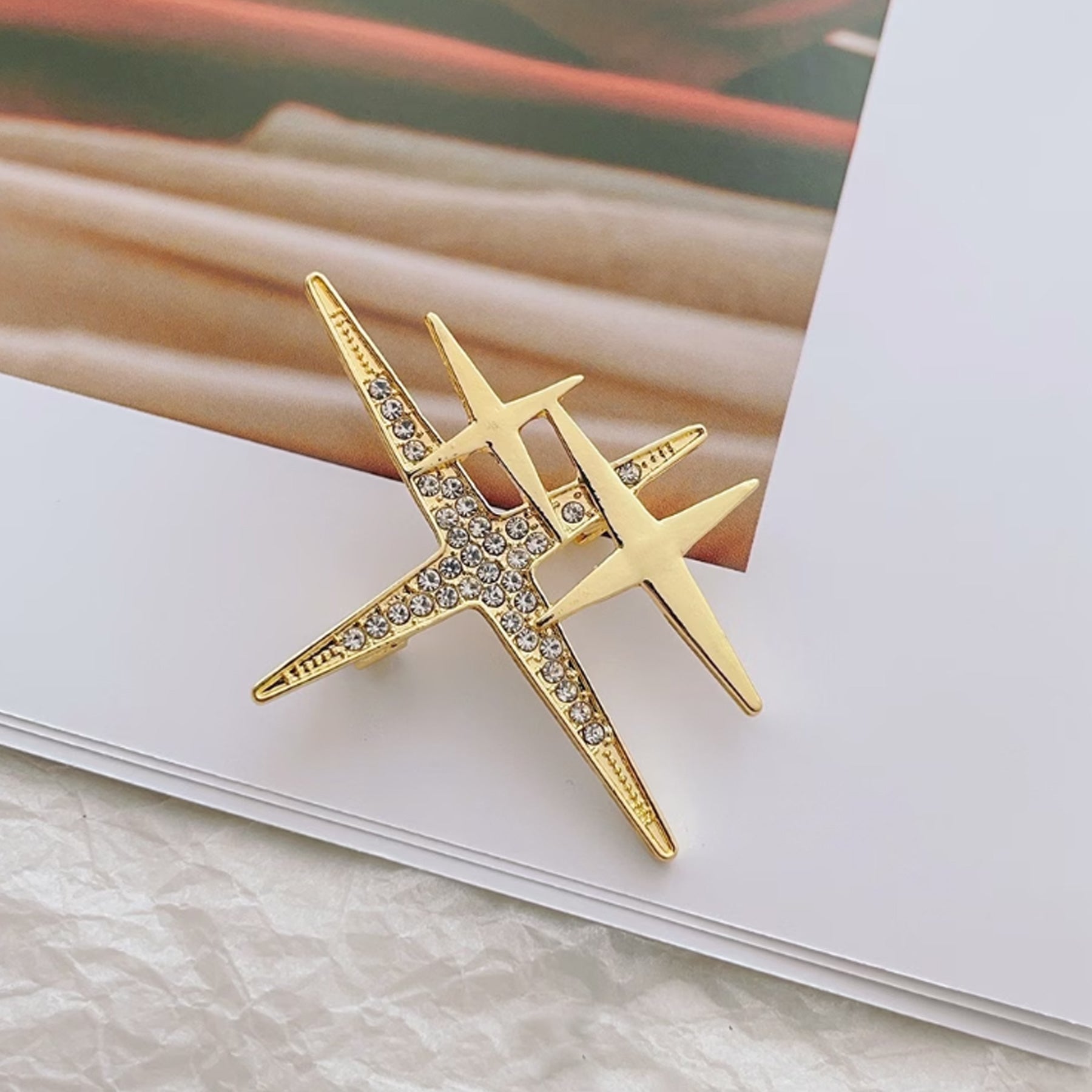 Broche STELLAR TRIO en Acier