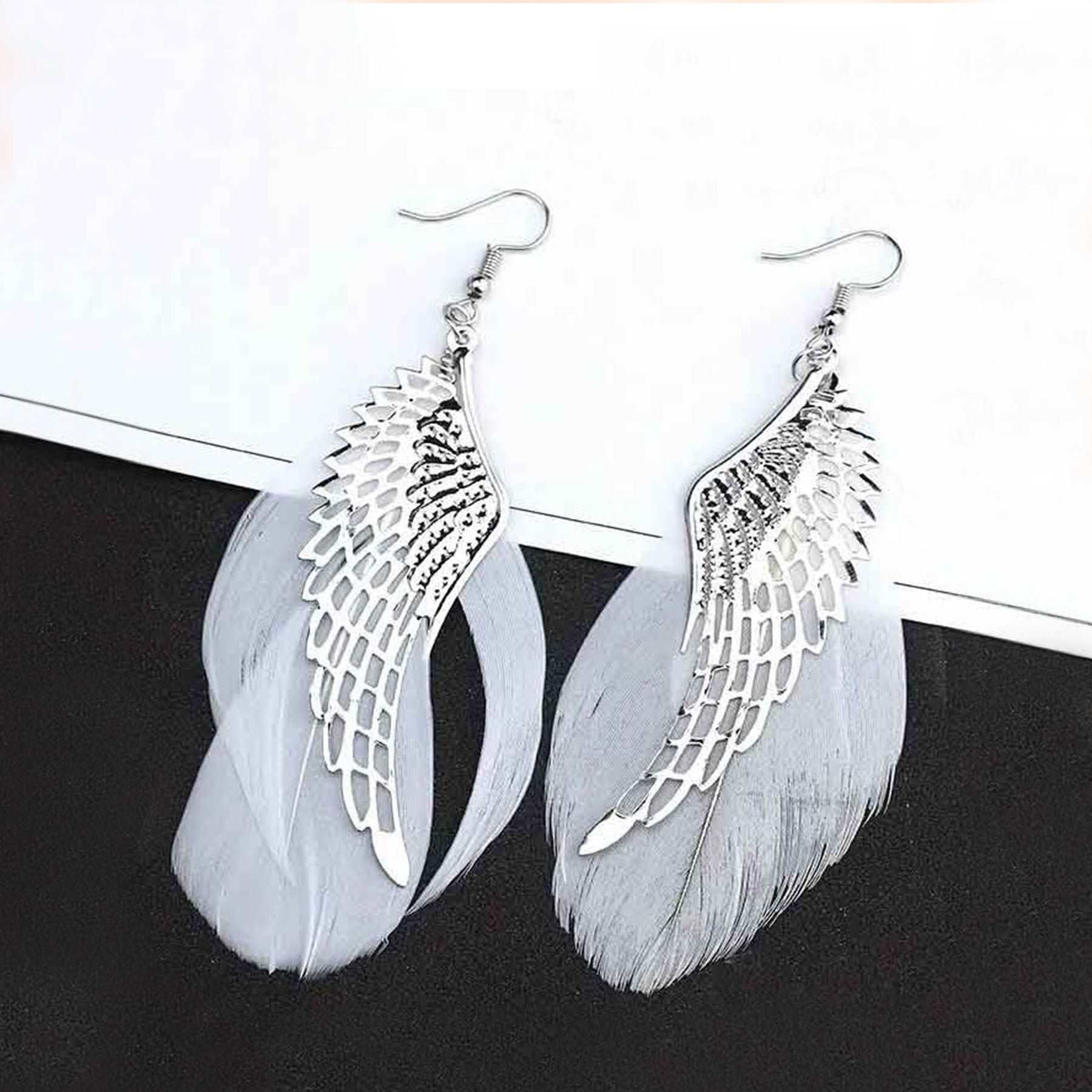 Boucles d'oreilles SWAN