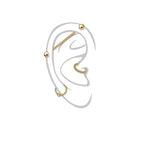 Set de 3 Piercings Oreille SWEET en Acier Chirurgical