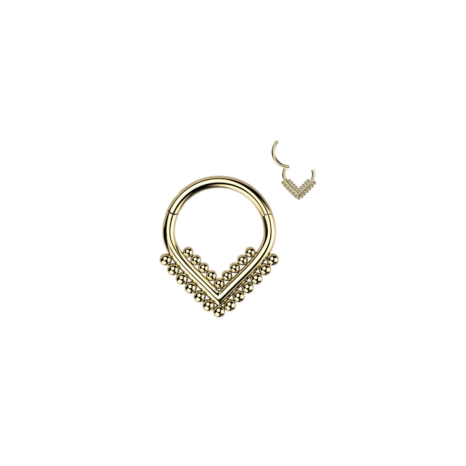 Piercing TAALIA en Titane pour Cartilage Nez ou Autre...