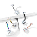 Piercing Nombril TALEA en Acier et Zirconium