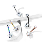 Piercing Nombril TALEA en Acier et Zirconium