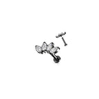 Piercing Labret TAMELA en Titane et Zirconium