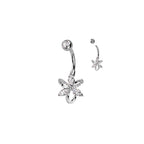 Piercing Nombril TAMIA en Acier et Zirconium