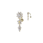Piercing Nombril TEKELA Inversé avec Pendentif en Acier et Zirconium