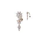 Piercing Nombril TEKELA Inversé avec Pendentif en Acier et Zirconium