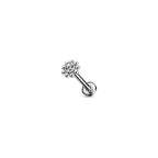 Piercing Labret TEONA en Acier et Cristal
