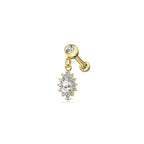 Piercing Tragus TERA avec Acier Chirurgical et Zirconium
