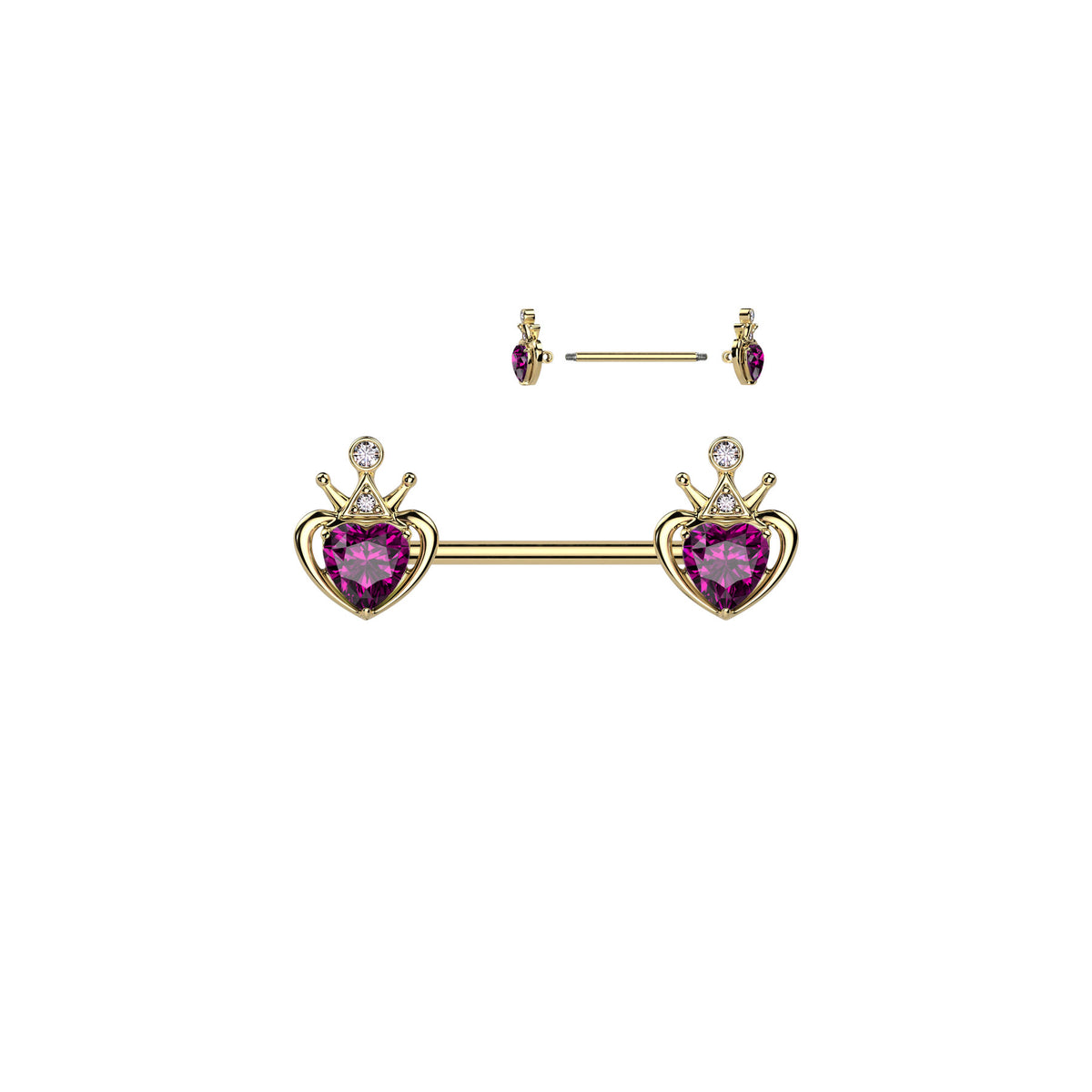 Piercing Téton THEDA en Acier et Zirconium