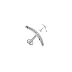 Piercing Labret TIKEYA en Titane et Zirconium