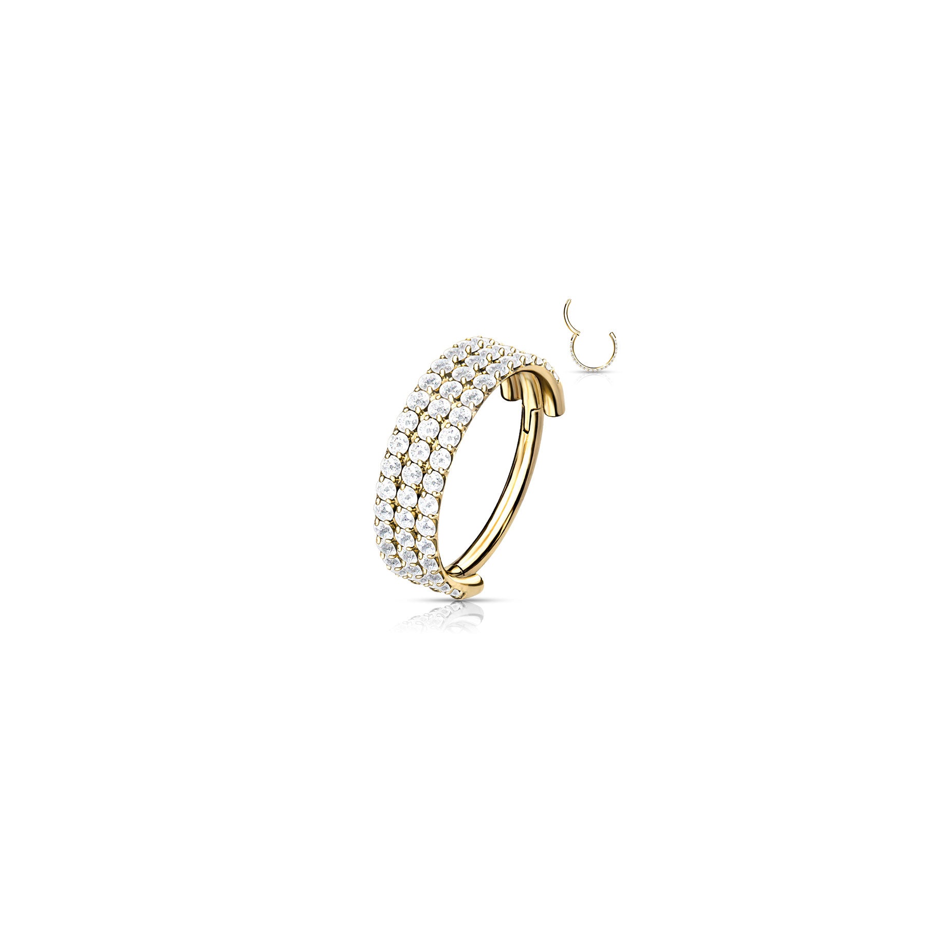 Piercing Oreille TREMAINE en Titane et Oxydes de Zirconium