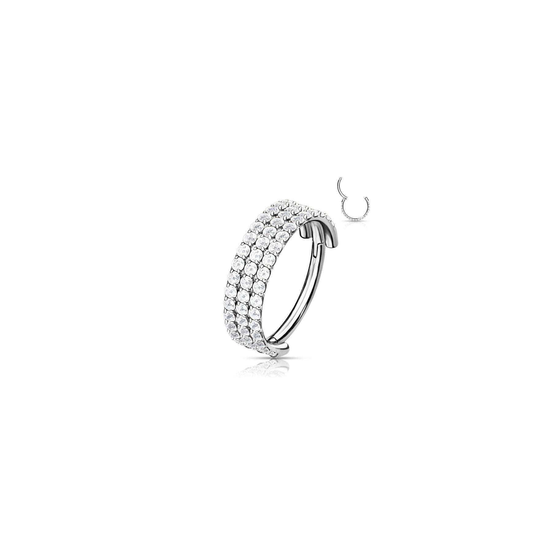Piercing Oreille TREMAINE en Titane et Oxydes de Zirconium