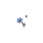 Piercing Labret TRICIA en Titane et Opale