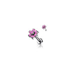 Piercing Labret TRICIA en Titane et Opale