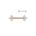 Piercing Teton TALIA en Acier et Zirconium
