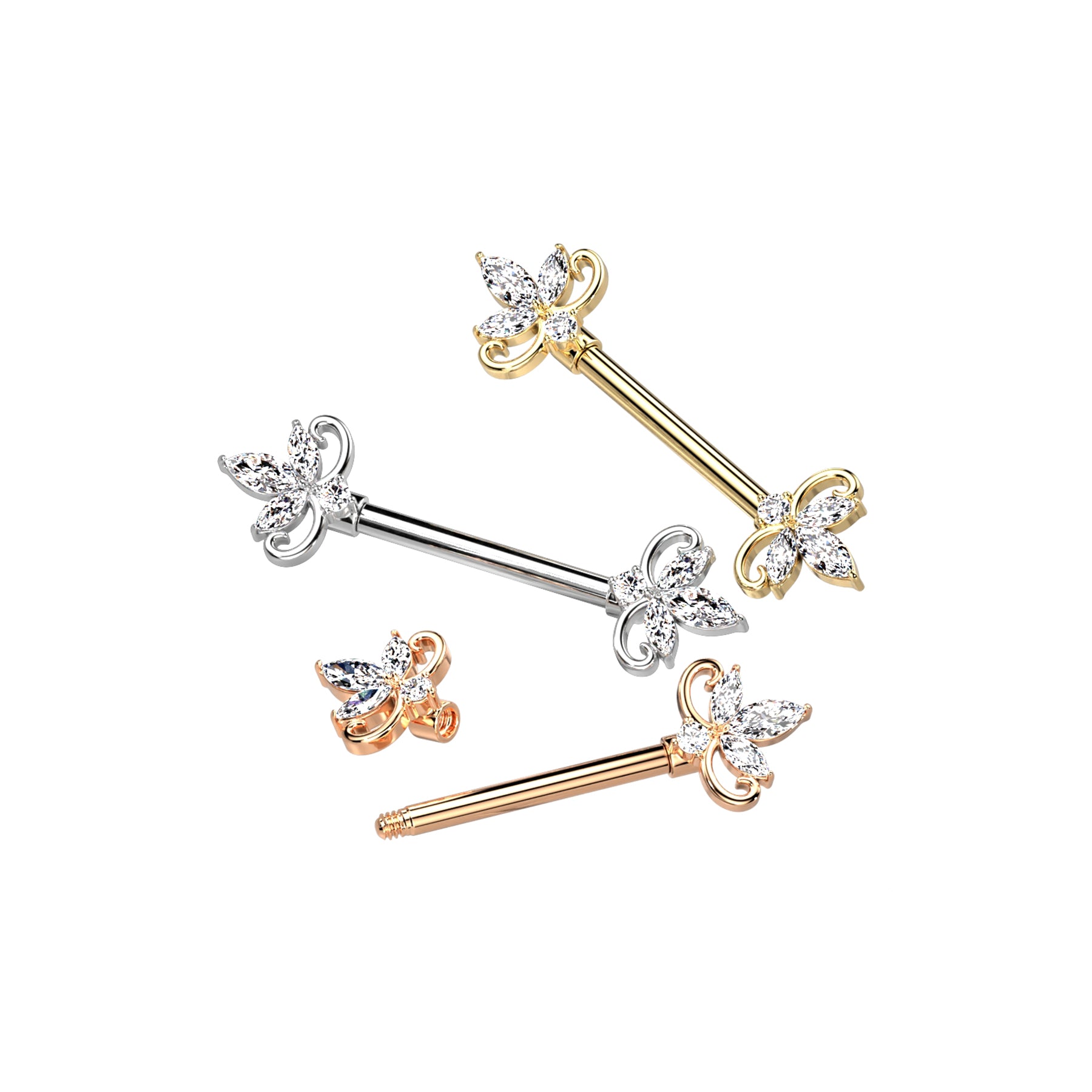 Piercing Teton TALIA en Acier et Zirconium