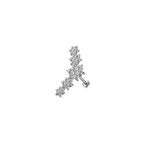 Piercing Labret TARA en Acier et Zirconium