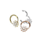 Piercing Oreille ou Nez TATIANA en Acier et Zirconium