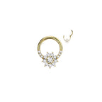 Piercing Oreille ou Nez TATIANA en Acier et Zirconium