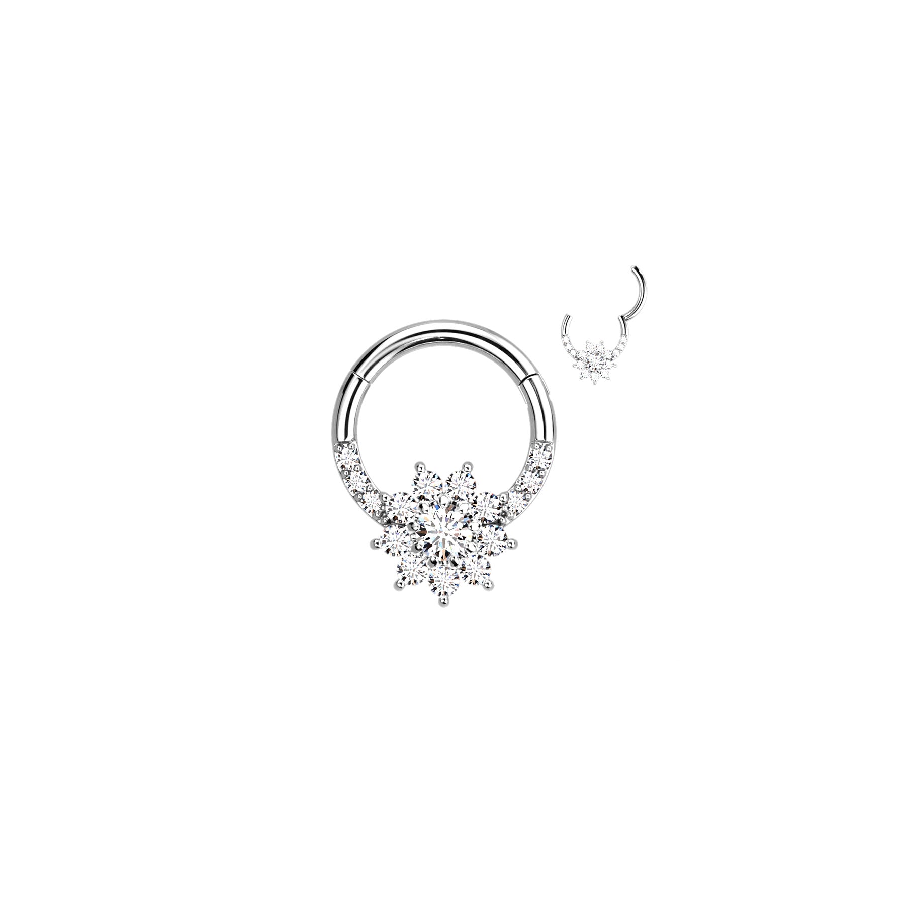 Piercing Oreille ou Nez TATIANA en Acier et Zirconium