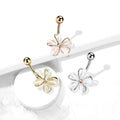 Piercing Nombril TONIA en Acier et Zirconium