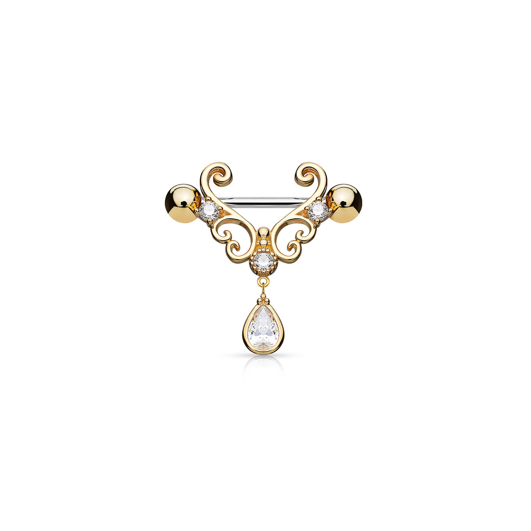 Piercing Téton VAIDA en Acier et Zirconium